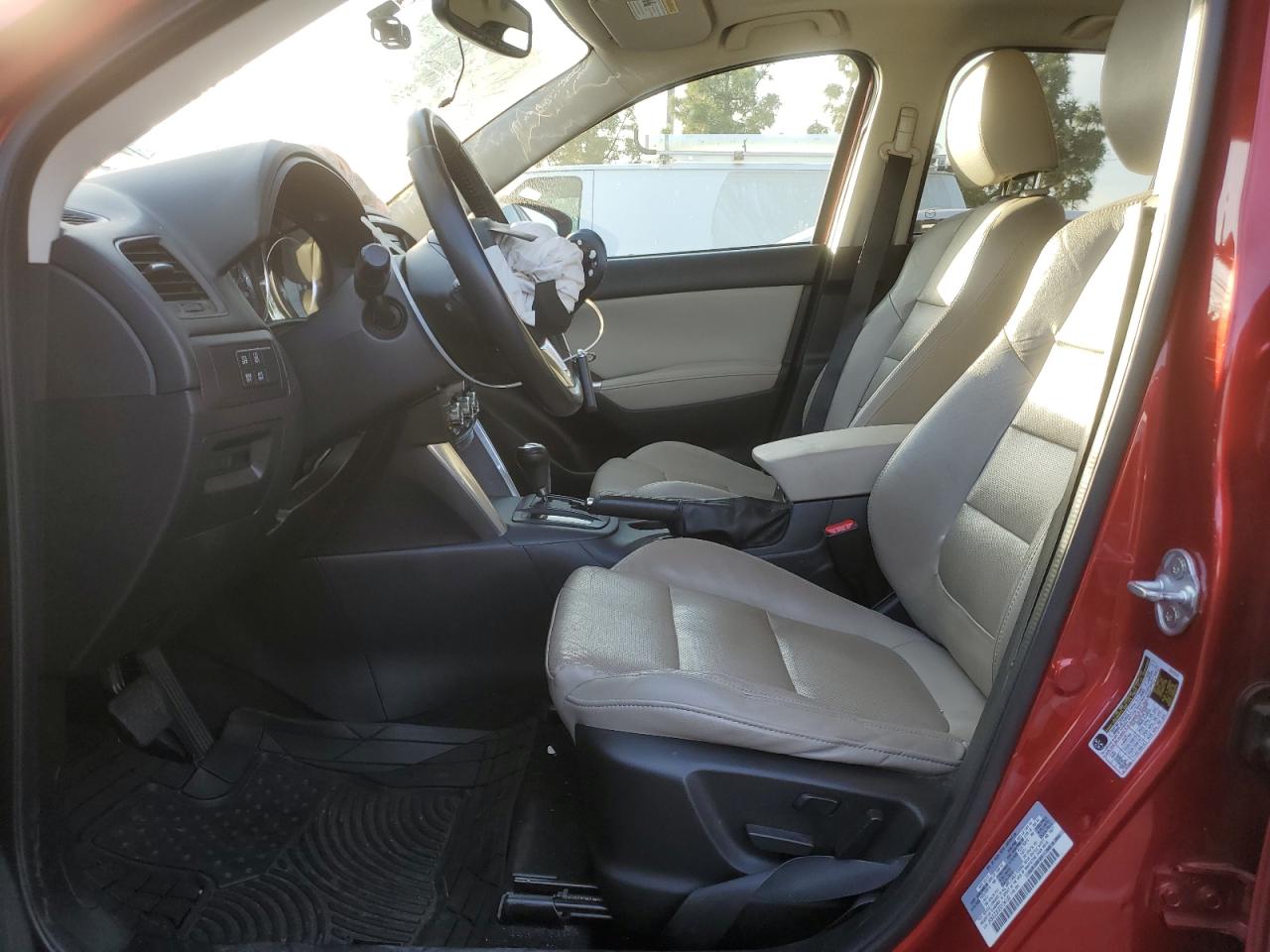 2013 Mazda CX-5 VIN JM3KE2DE0D0134189 Copart auction photo, front end / side damage thumbnail 7