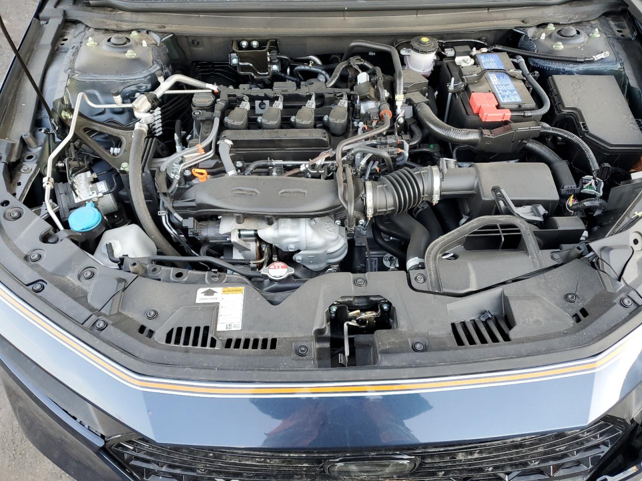 2024 Honda Accord VIN 1HGCY1F32RA041963 Copart auction photo, side / front end damage thumbnail 11