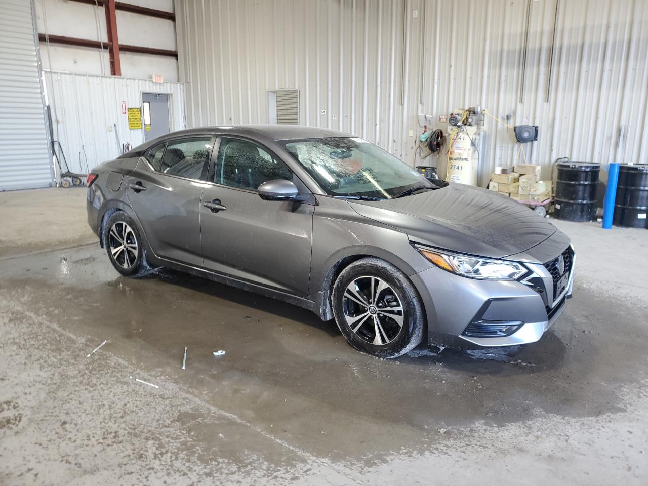 2021 Nissan Sentra VIN 3N1AB8CV7MY302596 Copart auction photo, side / front end damage thumbnail 4