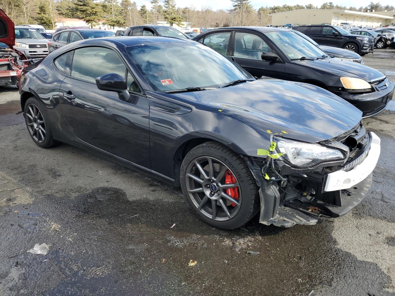 2017 Subaru BRZ VIN JF1ZCAC1XH9605083 Copart auction photo, side / all over damage thumbnail 4
