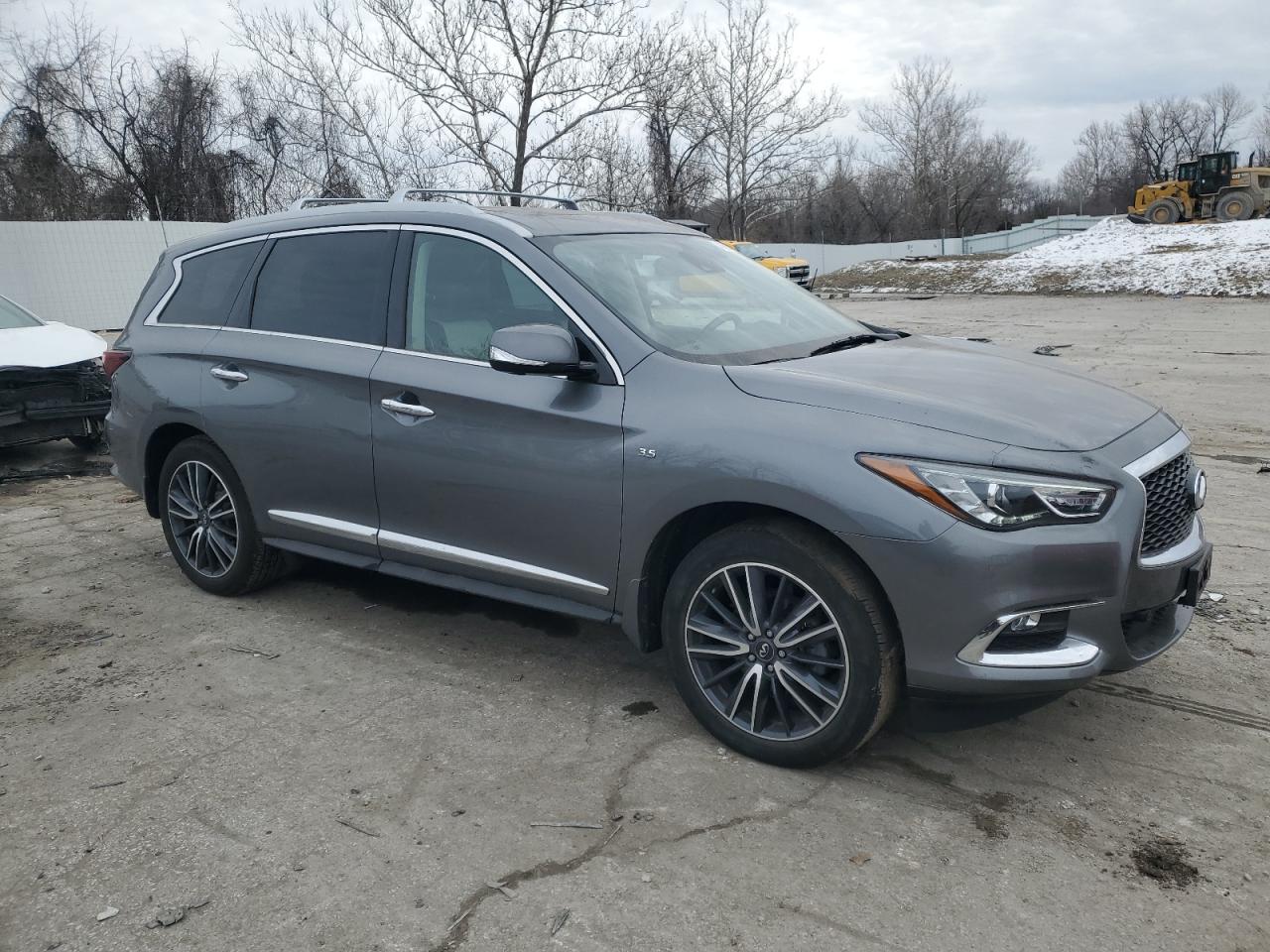 2020 Infiniti QX60 VIN 5N1DL0MM2LC546612 Copart auction photo, side damage thumbnail 4