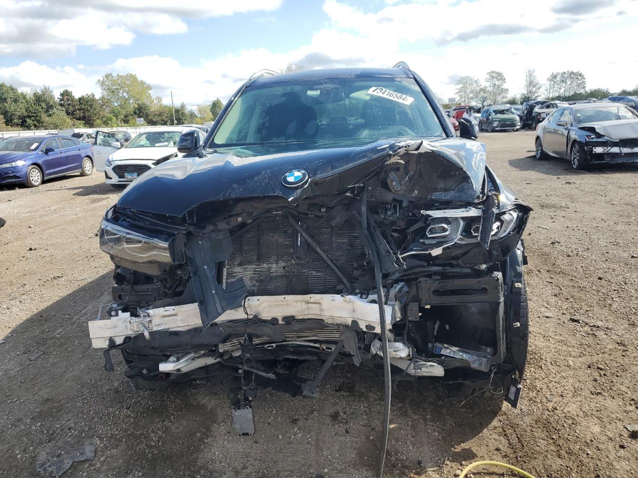 2019 BMW X7 VIN 5UXCW2C52KL085826 Copart auction photo, front end damage thumbnail 5