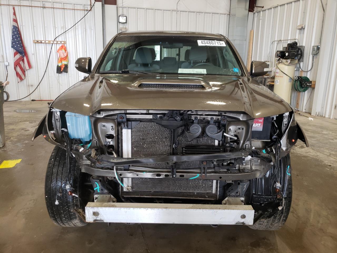 2014 Toyota Tacoma VIN 3TMMU4FN9EM068365 Copart auction photo, front end damage thumbnail 5