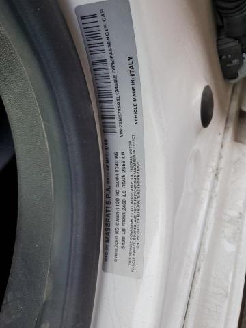 2020 Maserati Ghibli VIN ZAM57XSAXL1344462 Copart auction photo, front end damage thumbnail 12