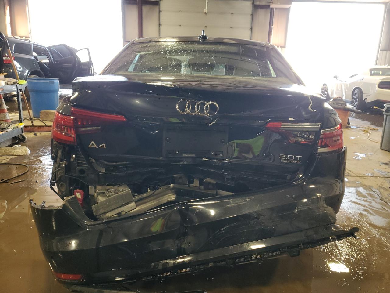 2017 Audi A4 VIN WAUANAF45HN009133 Copart auction photo, rear end damage thumbnail 6