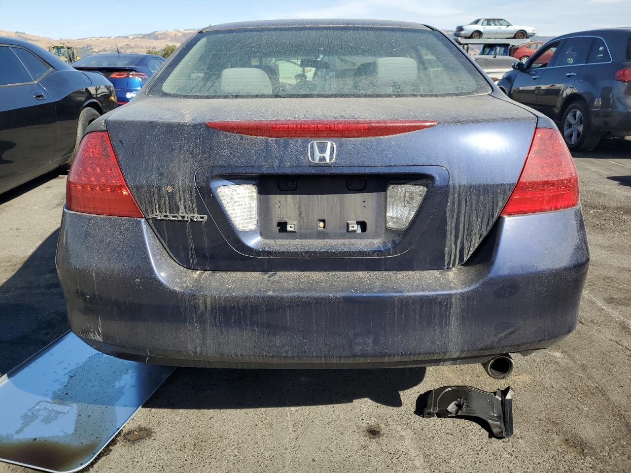 2007 Honda Accord VIN 1HGCM56357A106045 Copart auction photo, front end damage thumbnail 6