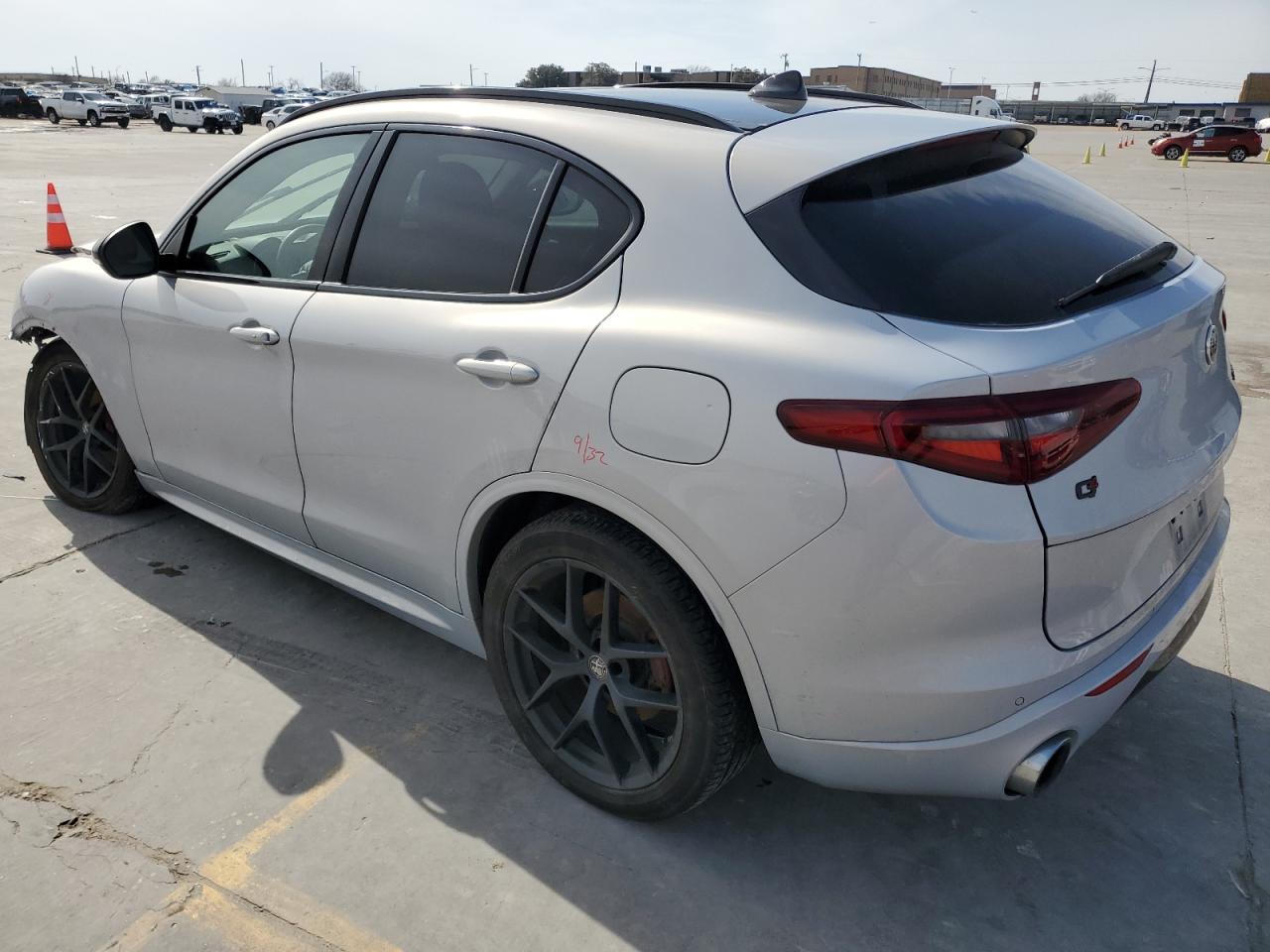 2021 Alfa Romeo Stelvio VIN ZASPAKBNXM7D13772 Copart auction photo, front end damage thumbnail 2