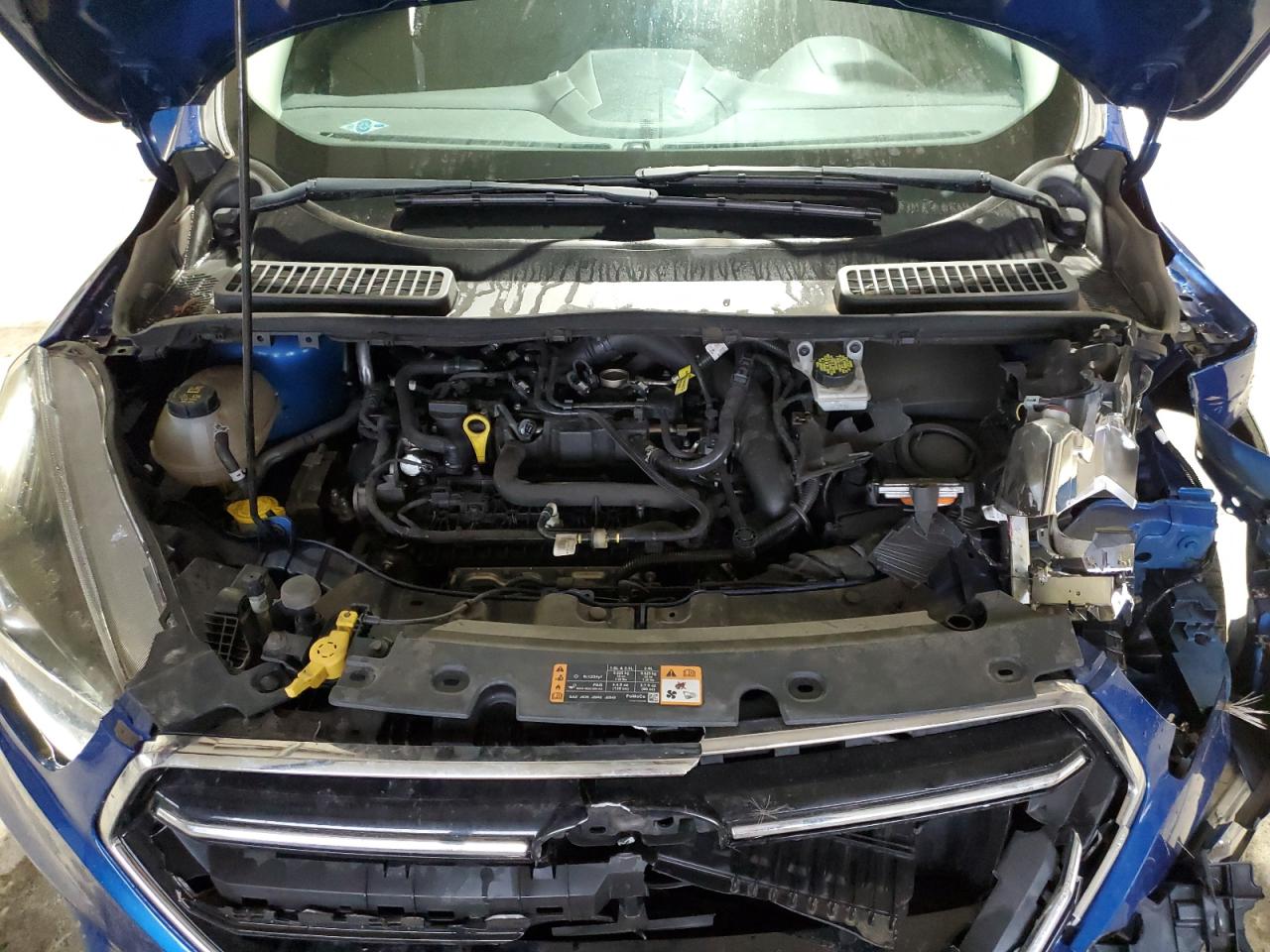 2019 Ford Escape VIN 1FMCU9GD8KUA44723 Copart auction photo, front end / side damage thumbnail 12