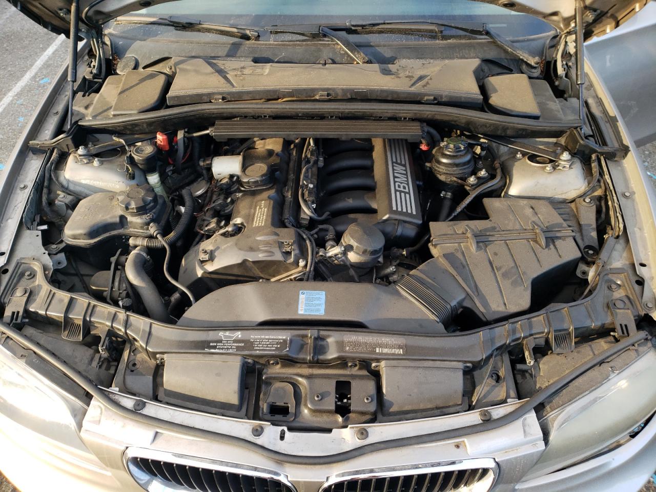 2009 BMW 1er VIN WBAUP93599VF49074 Copart auction photo, undercarriage / side damage thumbnail 11