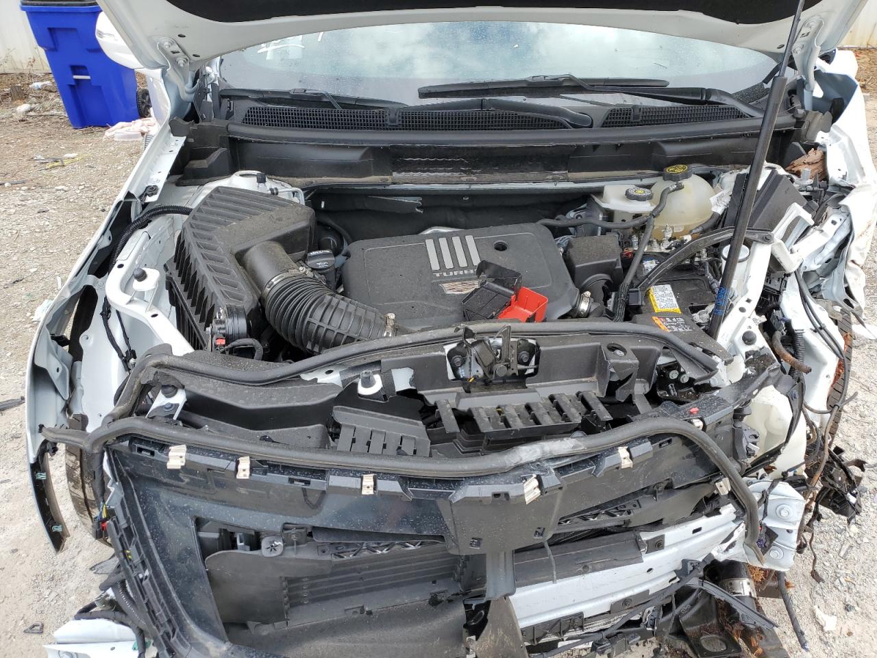 2022 Cadillac XT5 VIN 1GYKNCR48NZ109837 Copart auction photo, front end / rear end damage thumbnail 7