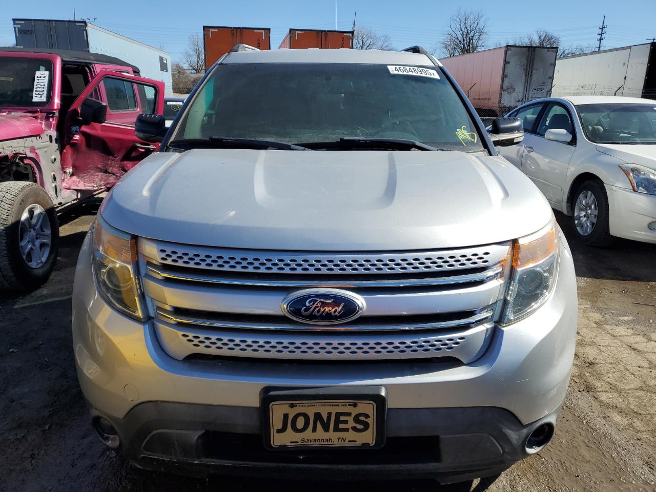 2013 Ford Explorer VIN 1FM5K8D86DGC91529 Copart auction photo, side / front end damage thumbnail 5
