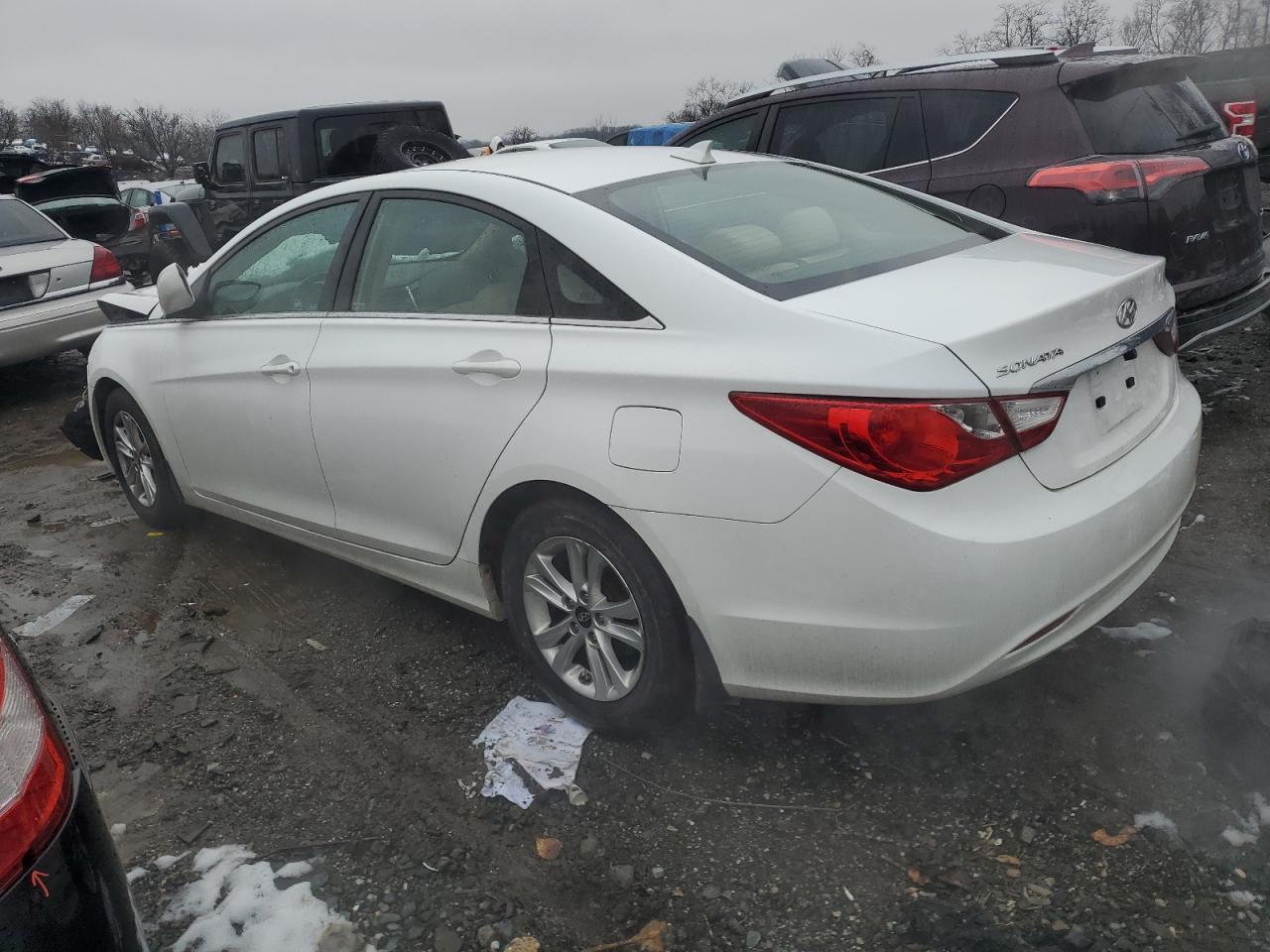2013 Hyundai Sonata VIN 5NPEB4ACXDH659437 Copart auction photo, front end damage thumbnail 2