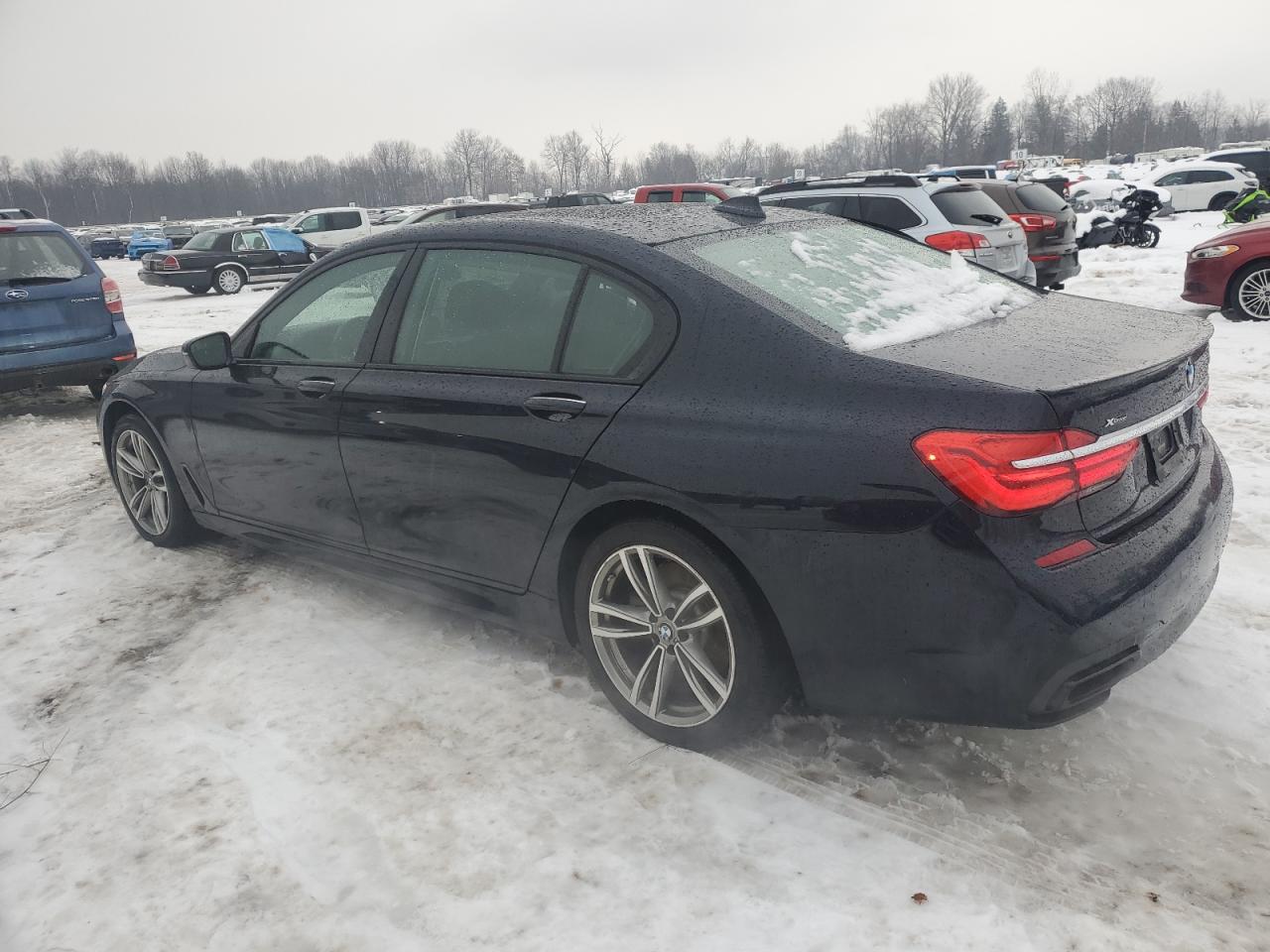 2018 BMW 7er VIN WBA7F2C54JB238260 Copart auction photo, side damage thumbnail 2