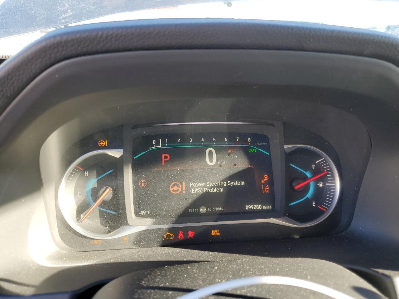 2021 Honda Pilot VIN 5FNYF6H2XMB034755 Copart auction photo, all over / mechanical damage thumbnail 9