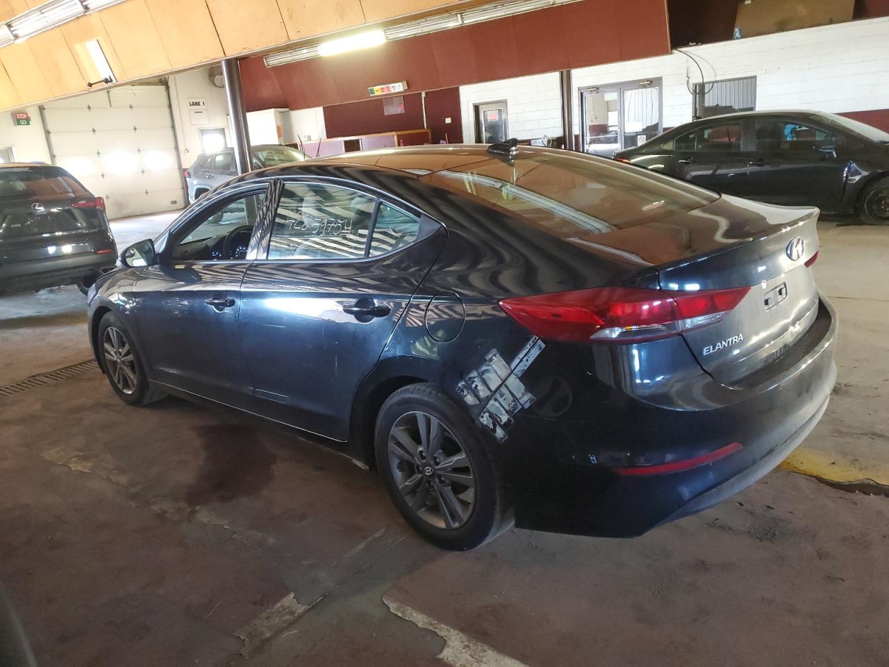 2017 Hyundai Elantra VIN 5NPD84LF5HH116343 Copart auction photo, side damage thumbnail 2