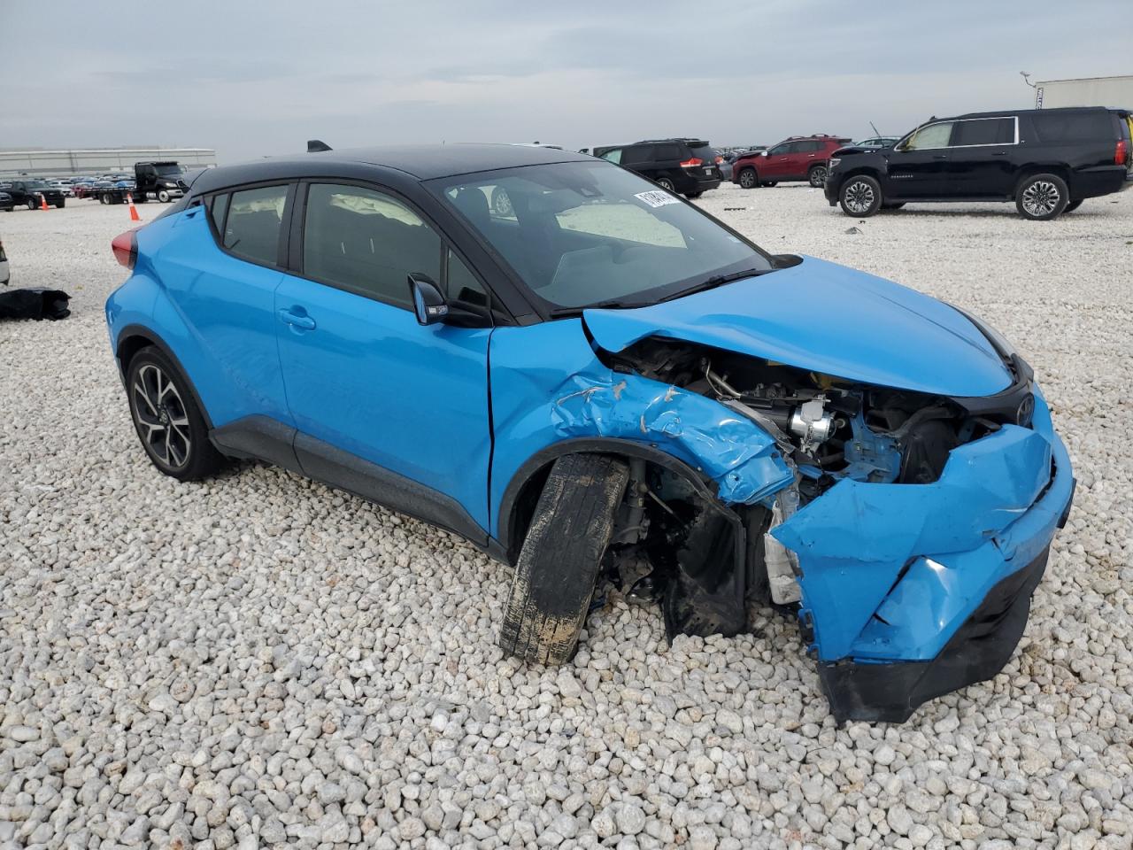 2019 Toyota C-HR VIN JTNKHMBX2K1053441 Copart auction photo, front end damage thumbnail 4