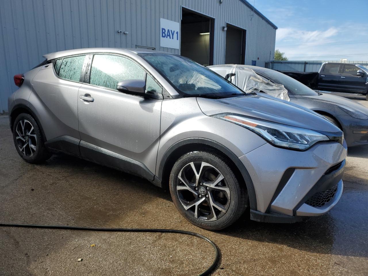 2020 Toyota C-HR VIN NMTKHMBXXLR110234 Copart auction photo, front end / side damage thumbnail 4