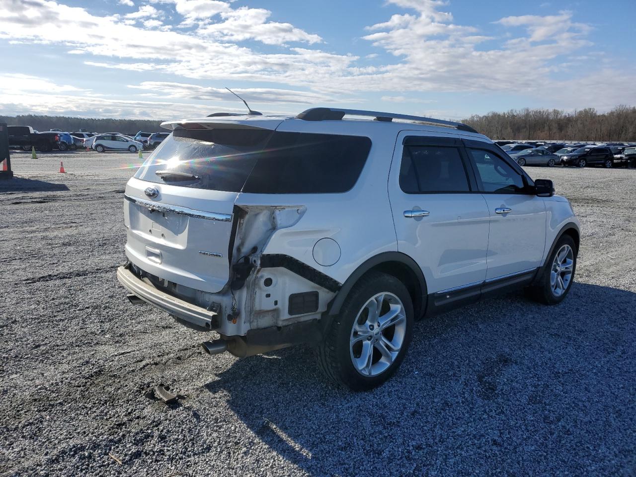 2013 Ford Explorer VIN 1FM5K7F83DGC57989 Copart auction photo, rear end damage thumbnail 3