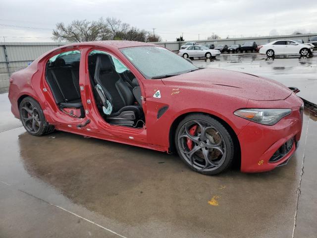 2019 Alfa Romeo Giulia VIN ZARFAMEV2K7604376 Copart auction photo, side damage thumbnail 4