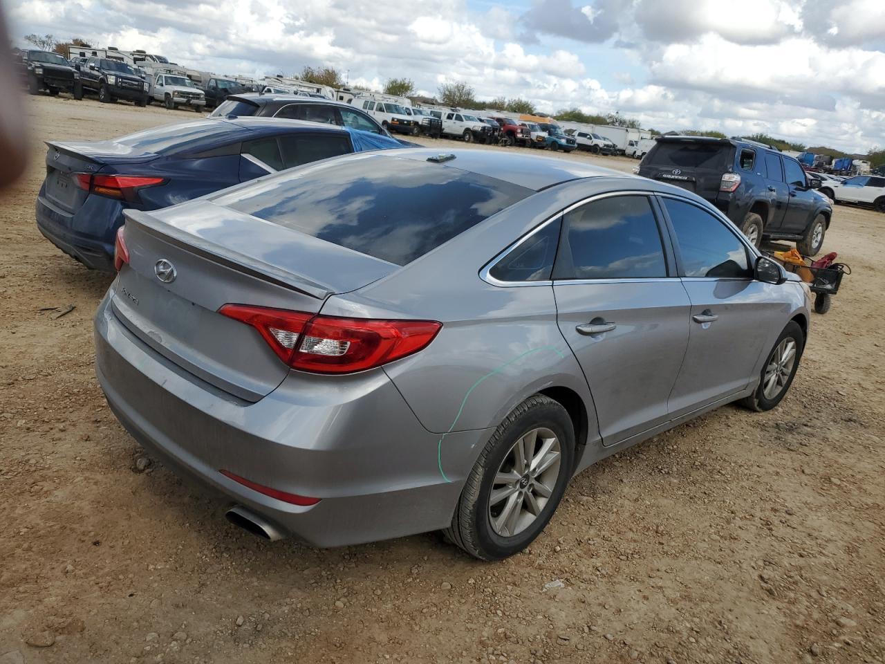 2017 Hyundai Sonata VIN 5NPE24AF5HH497507 Copart auction photo, all over damage thumbnail 3