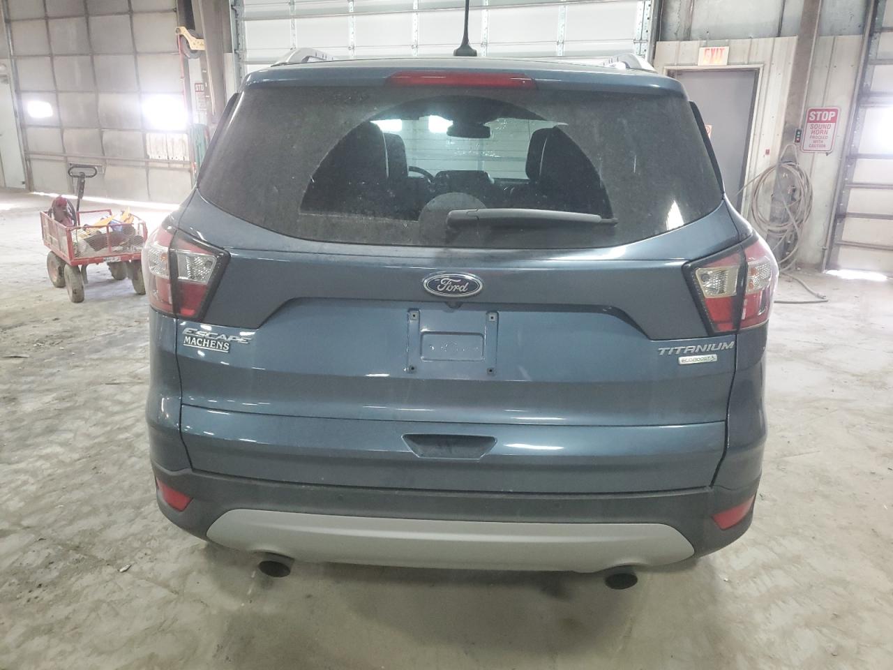 2018 Ford Escape VIN 1FMCU0J98JUA92771 Copart auction photo, front end / minor dent/scratches damage thumbnail 6