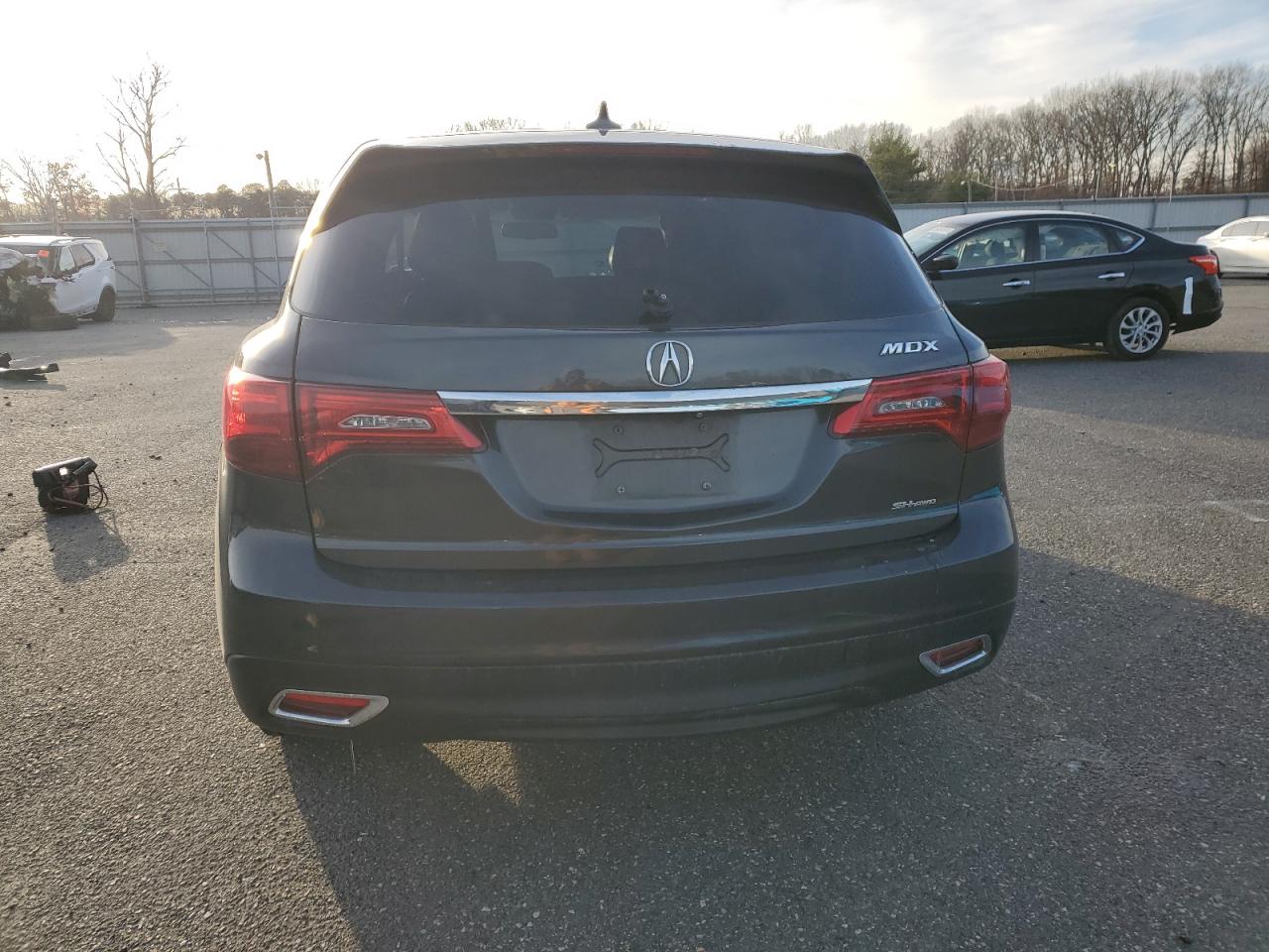 2015 Acura MDX VIN 5FRYD4H2XFB019362 Copart auction photo, side damage thumbnail 6