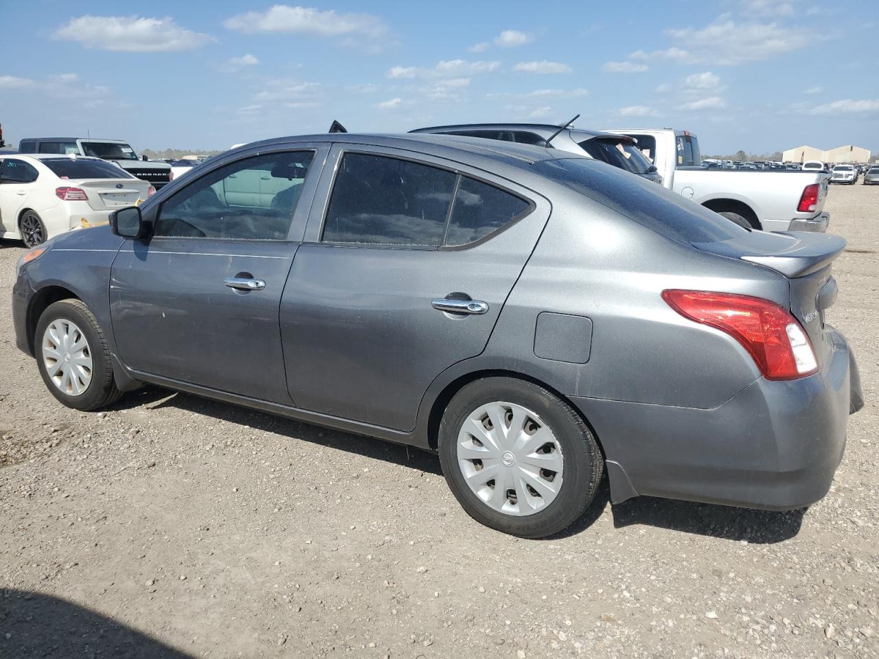 2018 Nissan Versa VIN 3N1CN7AP0JL867991 Copart auction photo, side / rear end damage thumbnail 2