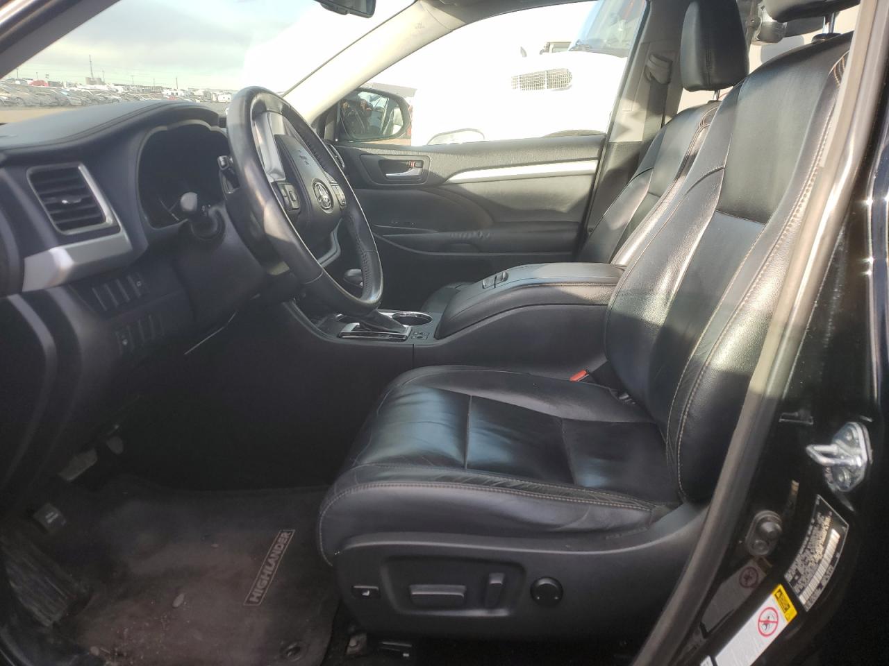 2014 Toyota Highlander VIN 5TDJKRFH0ES019443 Copart auction photo, front end / side damage thumbnail 7