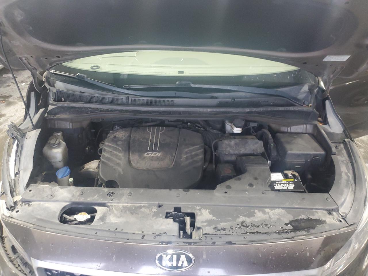 2015 KIA Sedona VIN KNDME5C18F6052583 Copart auction photo, front end damage thumbnail 12