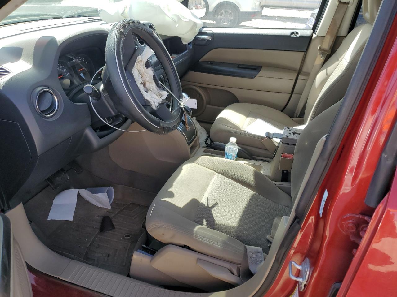 2009 Jeep Compass VIN 1J4FT47B29D109589 Copart auction photo, front end damage thumbnail 7