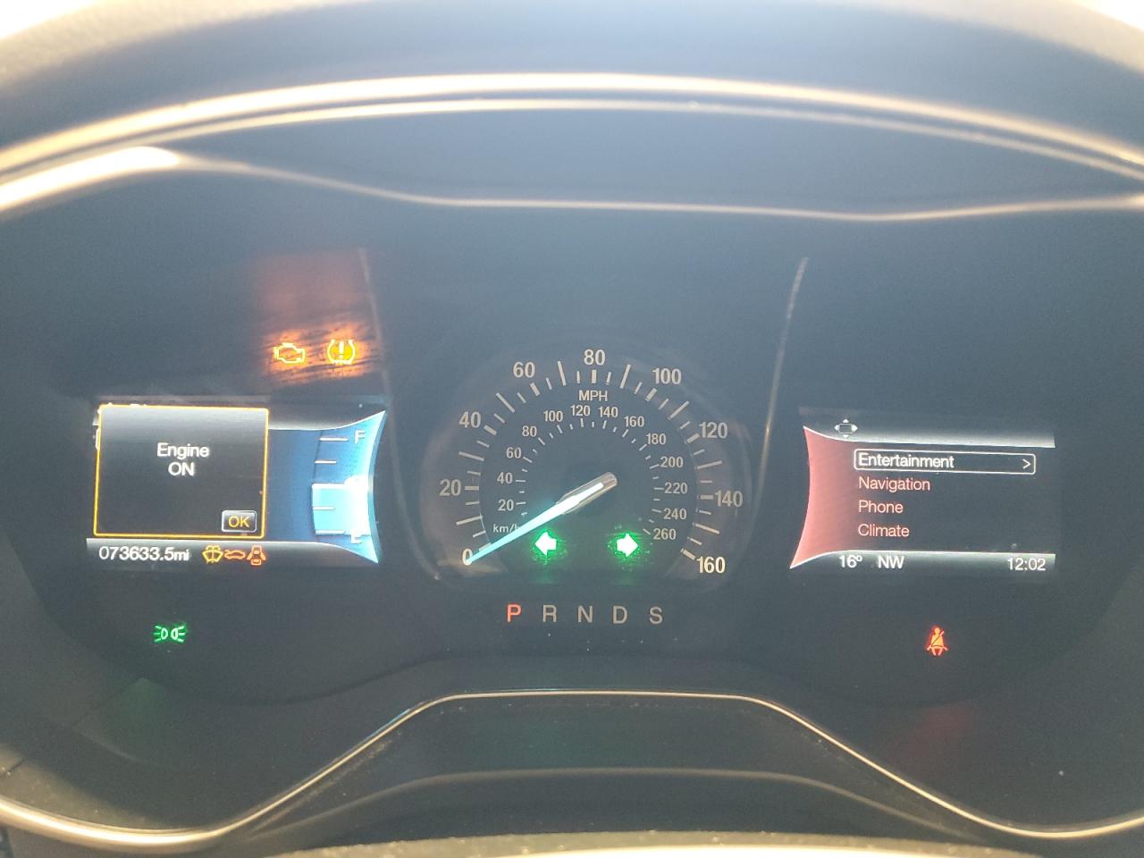 2016 Ford Fusion VIN 3FA6P0T96GR107764 Copart auction photo, front end damage thumbnail 9