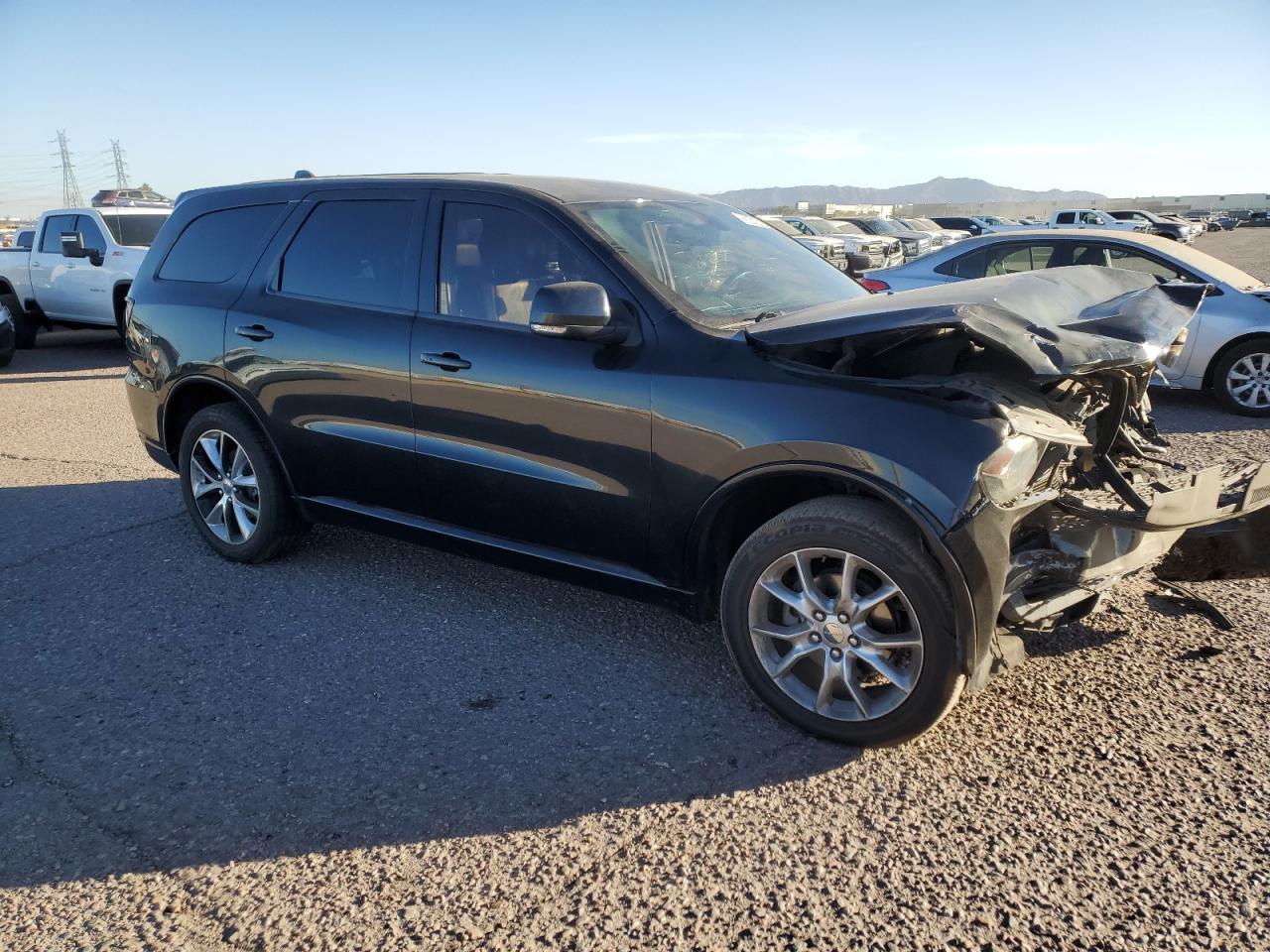 2015 Dodge Durango VIN 1C4RDHDG2FC737368 Copart auction photo, front end damage thumbnail 4
