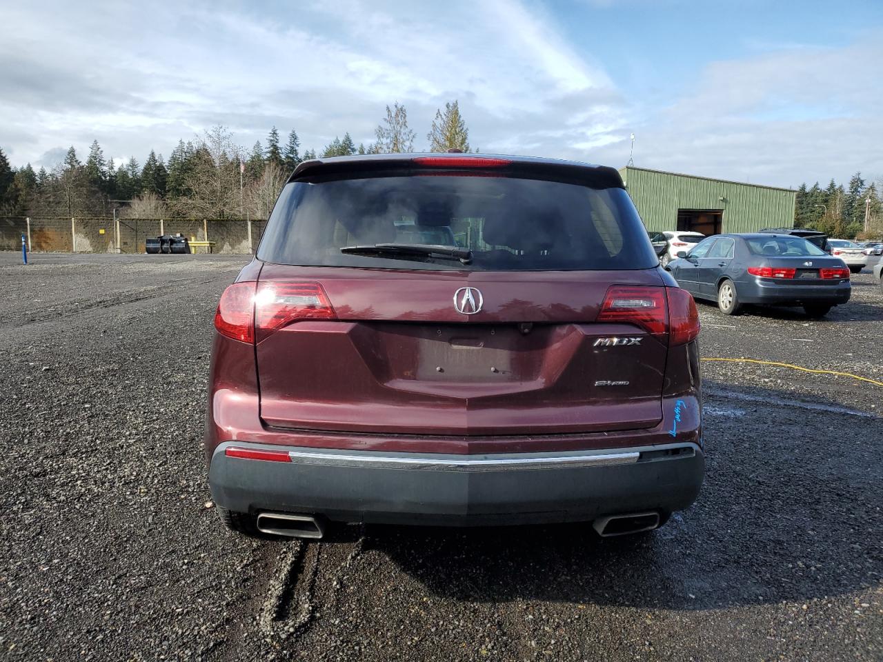 2013 Acura MDX VIN 2HNYD2H38DH516233 Copart auction photo, side / minor dent/scratches damage thumbnail 6
