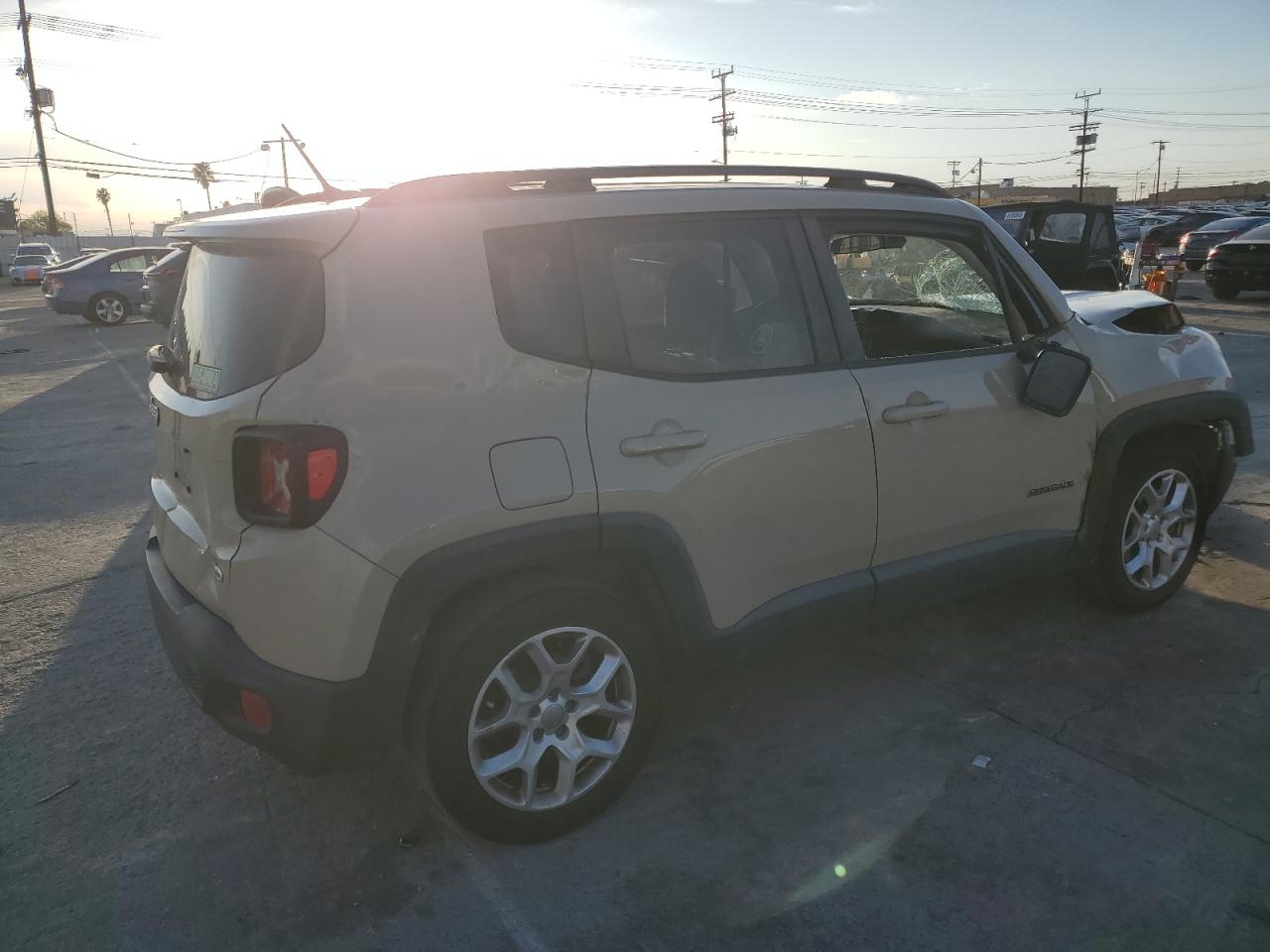 2015 Jeep Renegade VIN ZACCJABT5FPB47747 Copart auction photo, all over damage thumbnail 3