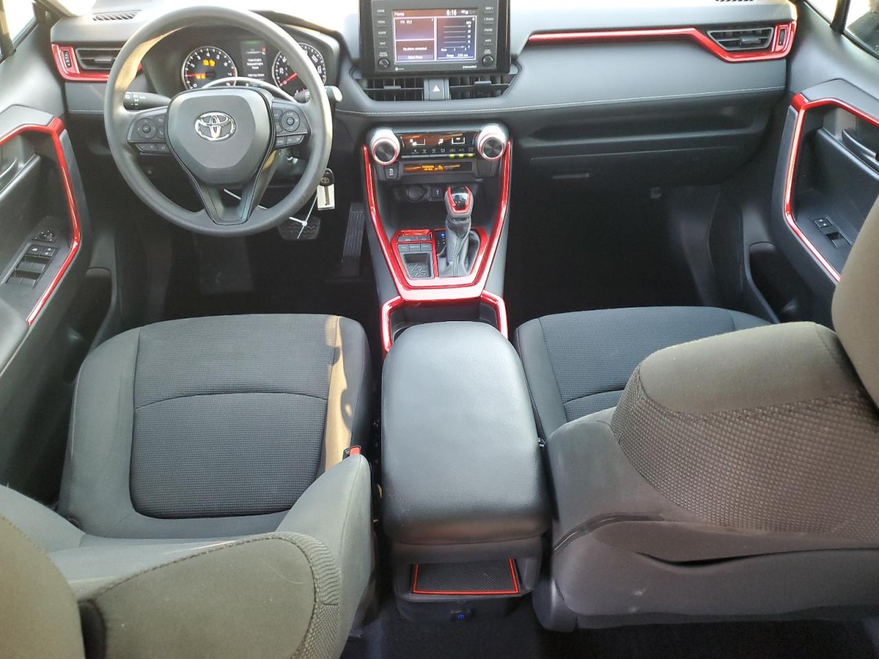 2020 Toyota RAV 4 VIN 2T3H1RFV6LW093548 Copart auction photo, front end / minor dent/scratches damage thumbnail 8