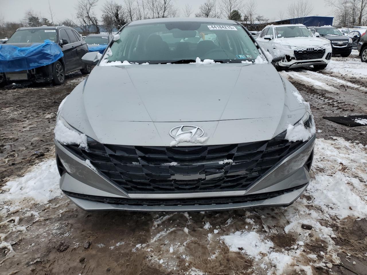 2021 Hyundai Elantra VIN 5NPLL4AG3MH030142 Copart auction photo, side / rear end damage thumbnail 5