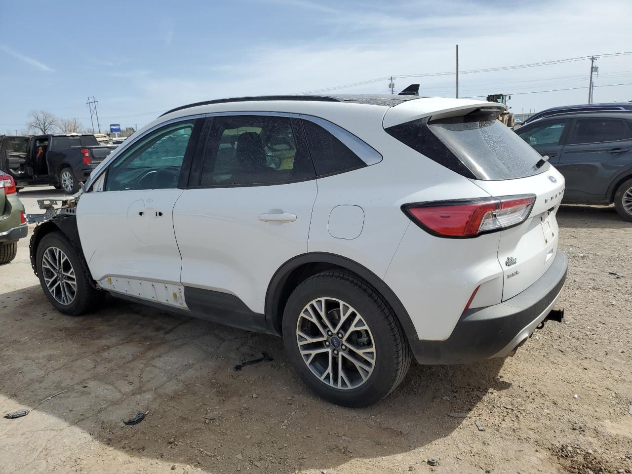 2020 Ford Escape VIN 1FMCU9H9XLUA00296 Copart auction photo, front end / side damage thumbnail 2