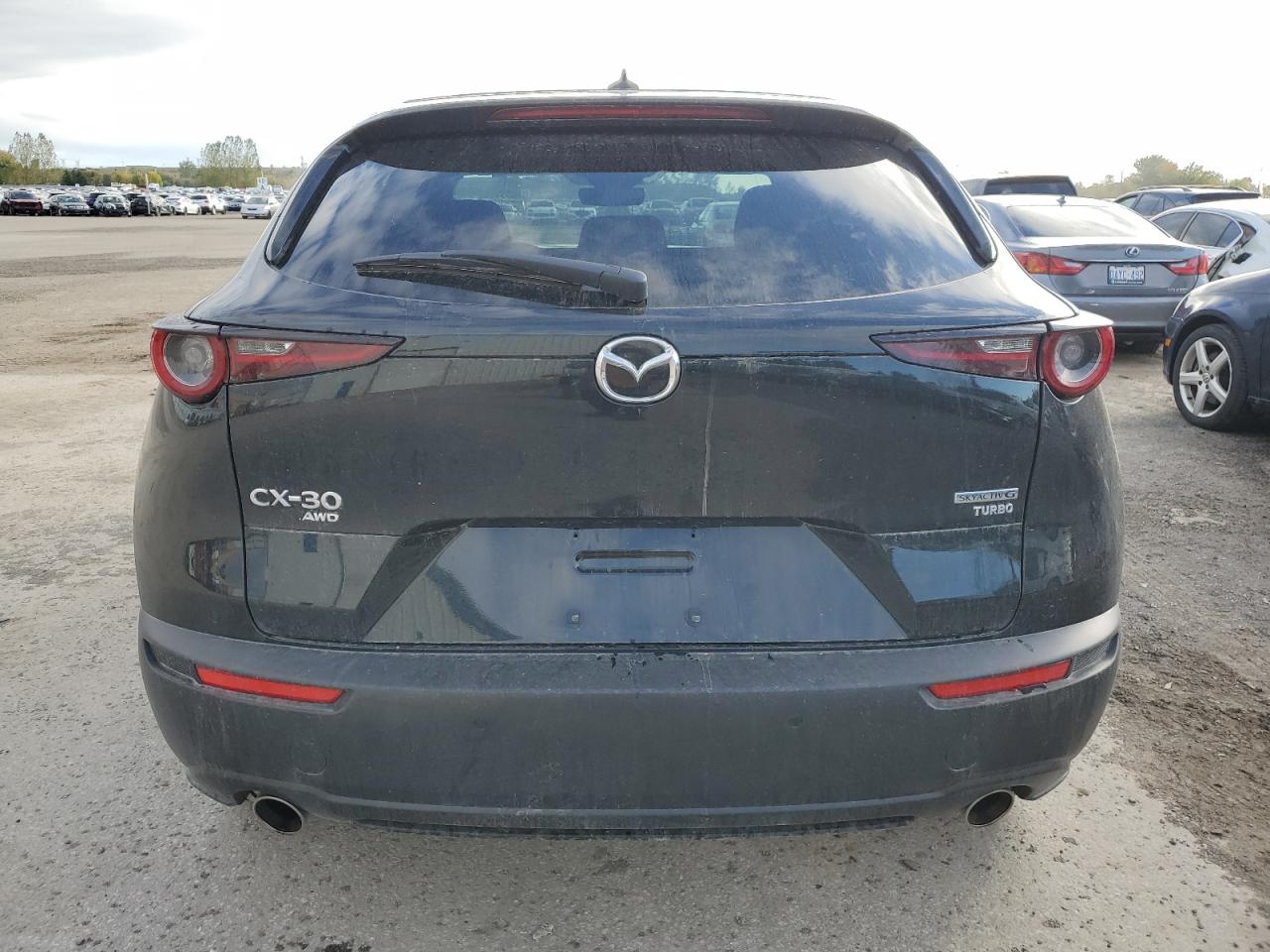 2023 Mazda CX-30 VIN 3MVDMBDY1PM585694 Copart auction photo, front end / side damage thumbnail 6