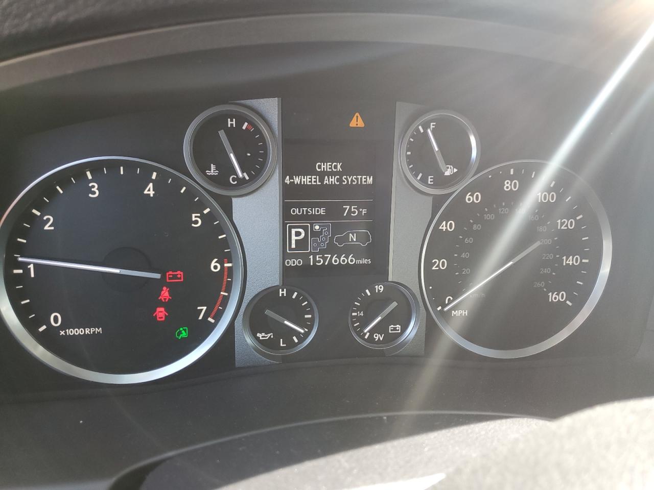 2015 Lexus LX VIN JTJHY7AX7F4165803 Copart auction photo, water/flood damage thumbnail 9