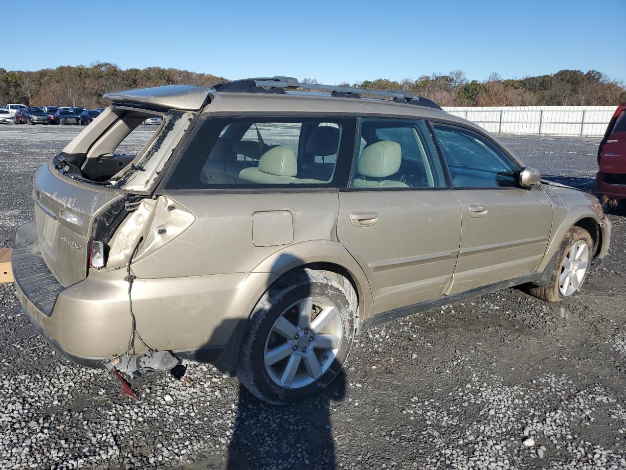 2008 Subaru Outback VIN 4S4BP62C987310385 Copart auction photo, all over / front end damage thumbnail 3