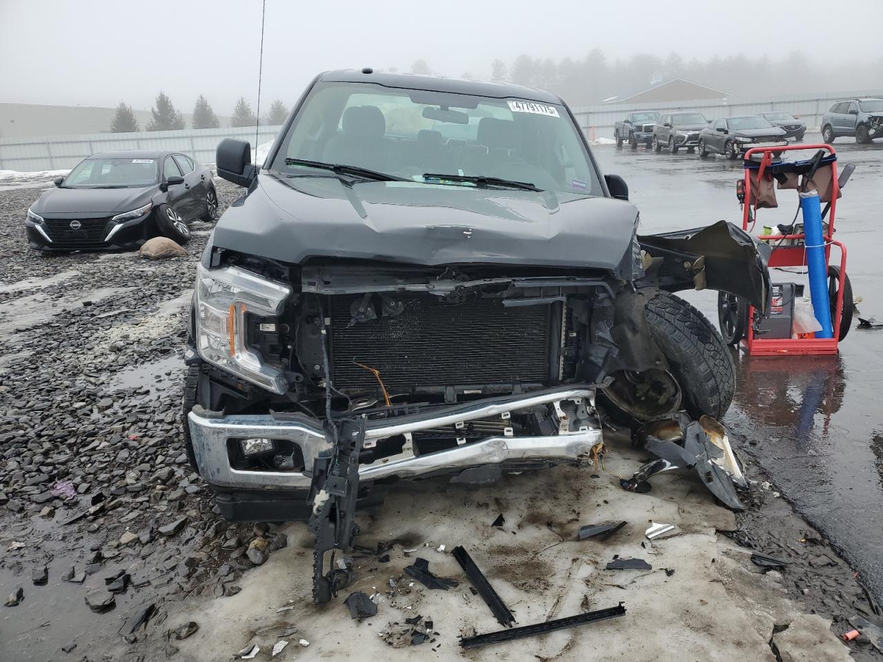 2018 Ford F-150 VIN 1FTEX1EP1JFC07556 Copart auction photo, front end damage thumbnail 5