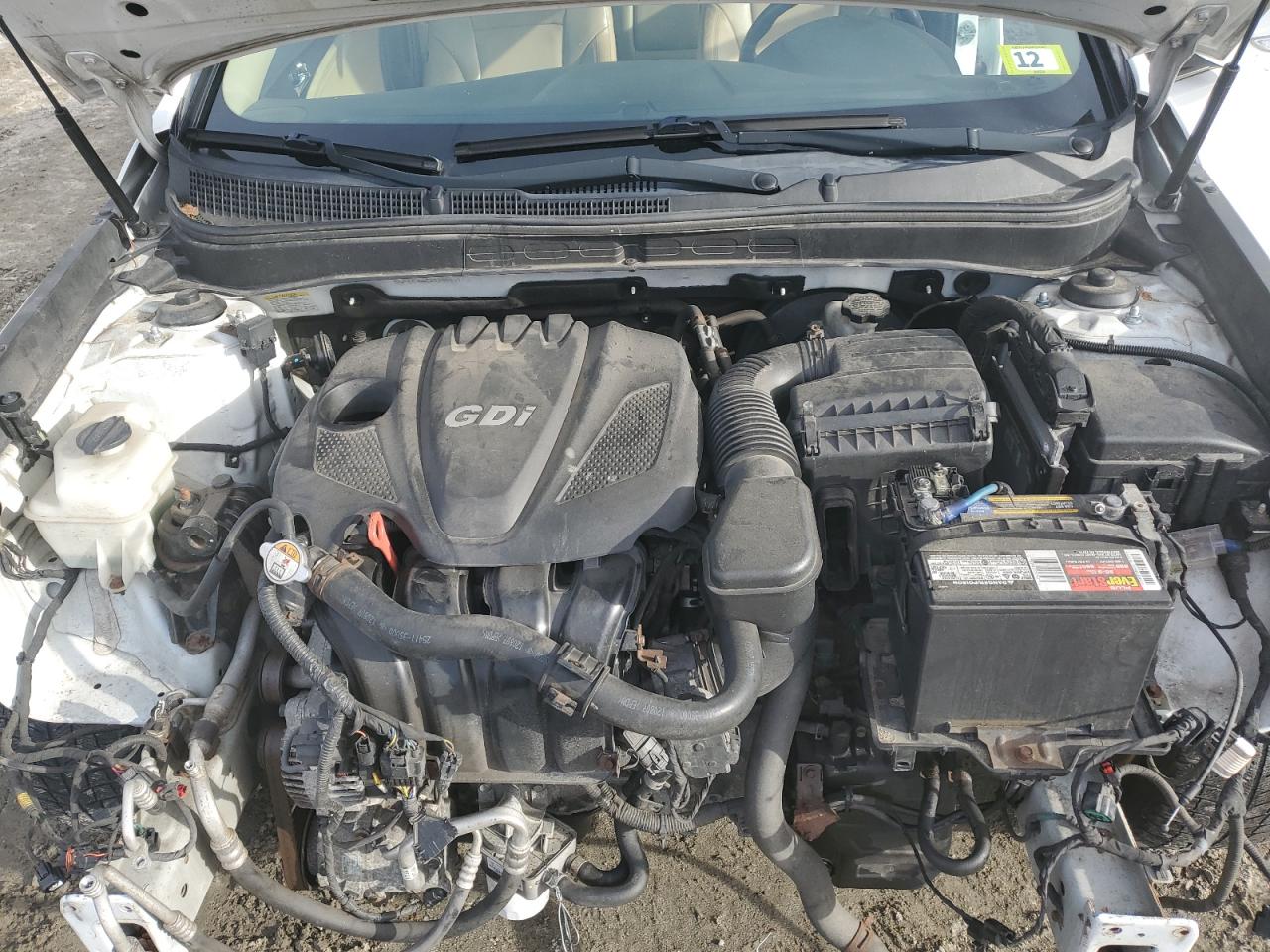 2013 Hyundai Sonata VIN 5NPEC4AC0DH606176 Copart auction photo, front end / minor dent/scratches damage thumbnail 11