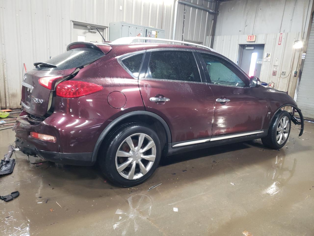 2016 Infiniti QX50 VIN JN1BJ0RR1GM265586 Copart auction photo, front end / rear end damage thumbnail 3