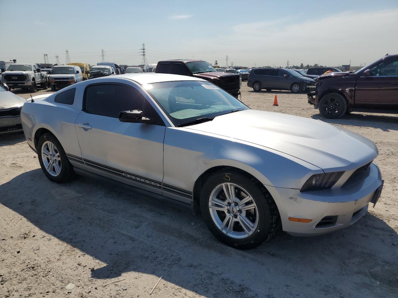 2012 Ford Mustang VIN 1ZVBP8AM9C5281417 Copart auction photo, side / minor dent/scratches damage thumbnail 4