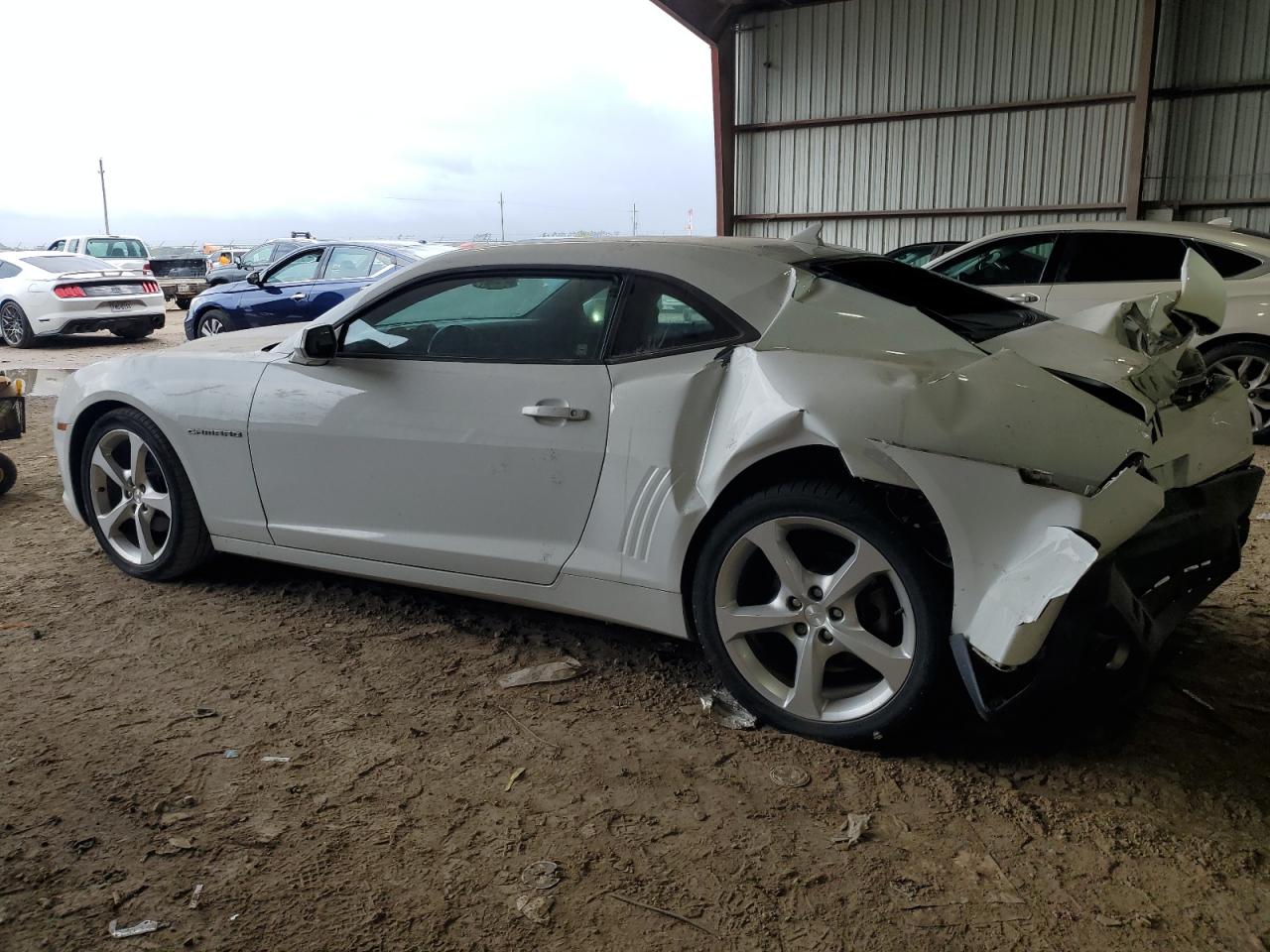 2015 Chevrolet Camaro VIN 2G1FD1E38F9308628 Copart auction photo, rear end / side damage thumbnail 2