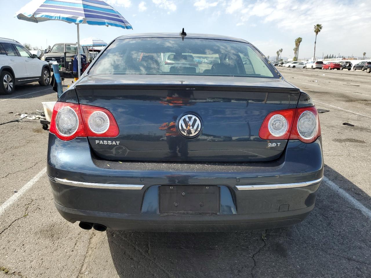 2008 Volkswagen Passat VIN WVWEK73C08P103453 Copart auction photo, front end damage thumbnail 6