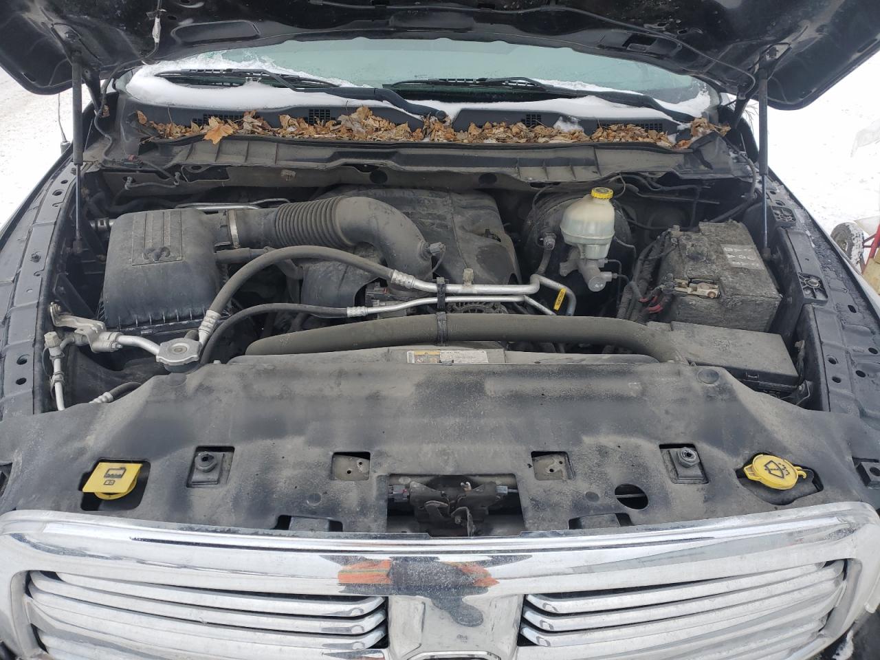2014 RAM 1500 VIN 1C6RR7LT9ES472146 Copart auction photo, side / top/roof damage thumbnail 13
