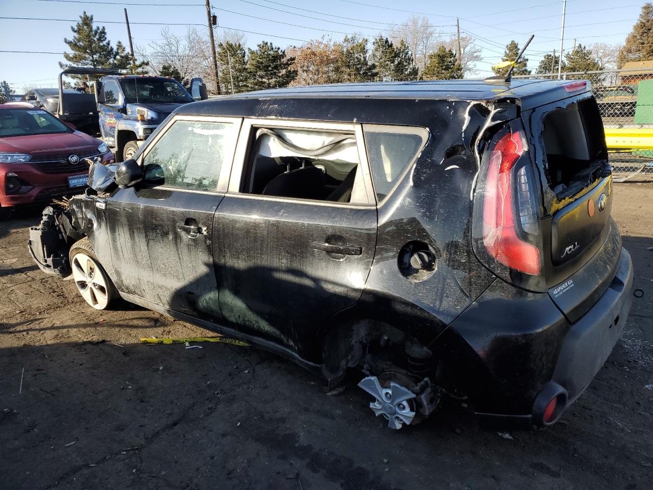 2015 KIA Soul VIN KNDJN2A27F7141729 Copart auction photo, all over damage thumbnail 2