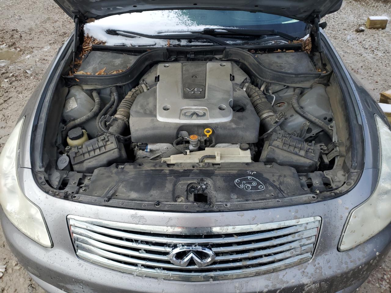 2007 Infiniti G VIN JNKBV61F37M803547 Copart auction photo, side damage thumbnail 11