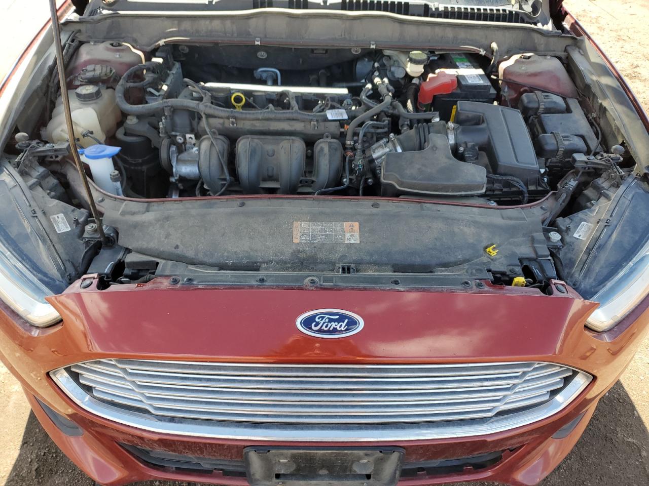 2014 Ford Fusion VIN 3FA6P0H70ER235910 Copart auction photo, side damage thumbnail 11